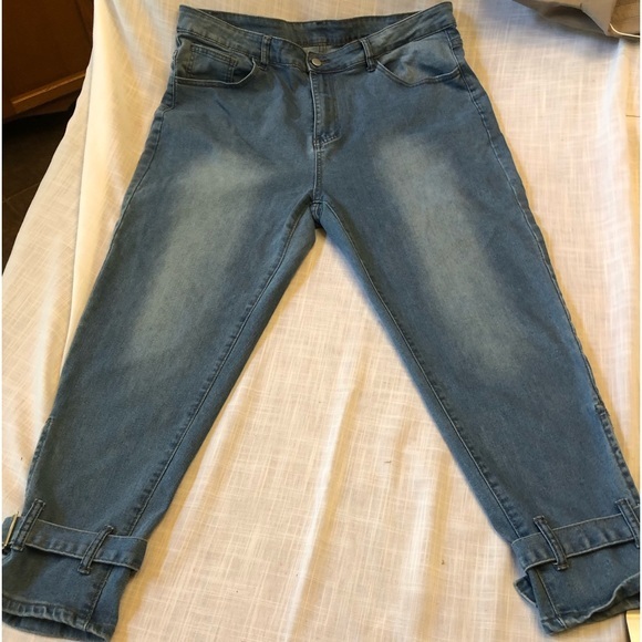 SHEIN Jeans Belt w/Buckle Ankle Closure Size 3X - Picture 1 of 9